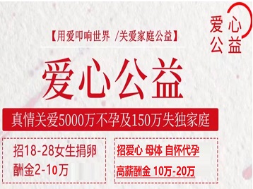 驻马店市捐卵助孕生子 爱心志愿者招募